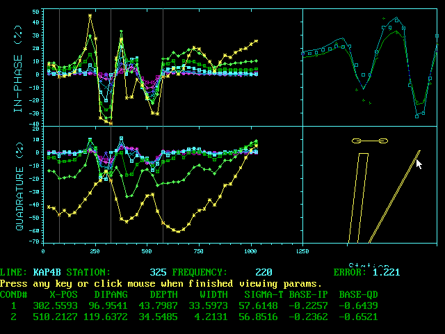 Emix MM Plus processing screen