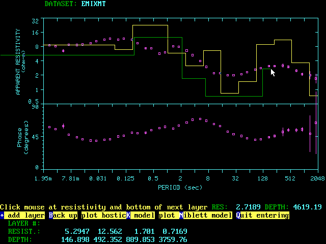 Emix MT processing screen