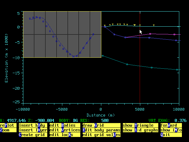 Emix MT2D Model Construct Screen