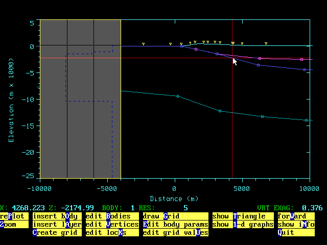 Emix MT2D Model construct screen